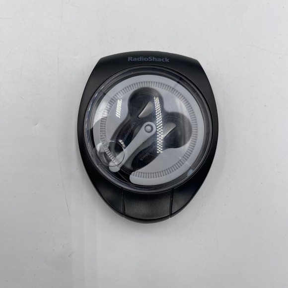Vintage RadioShack Earbud Headphones in Protective Case Black Vintage - Picture 1 of 4